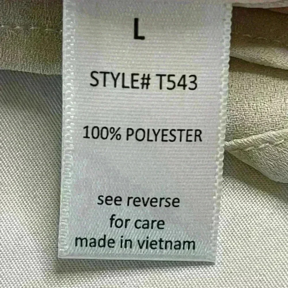 NWT Sugar Rain Deep V-Neck Front and  Back Tank Top in Cream size Large - Picture 7 of 8